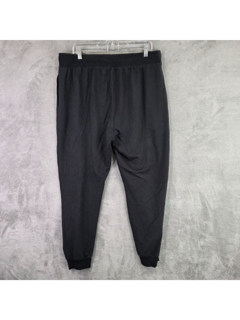 Mens Bcg Black Pull On Drawstring Joggers Elastic Waist Cotton Blend Size Xl — image 6 of 8